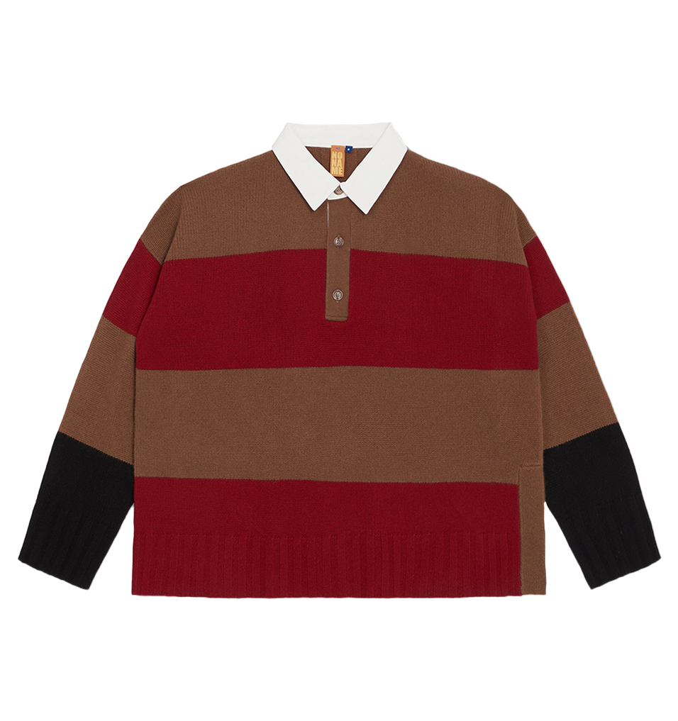 striped rugby polo