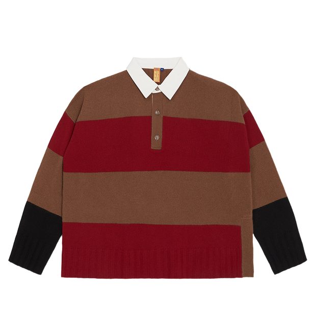 striped rugby polo