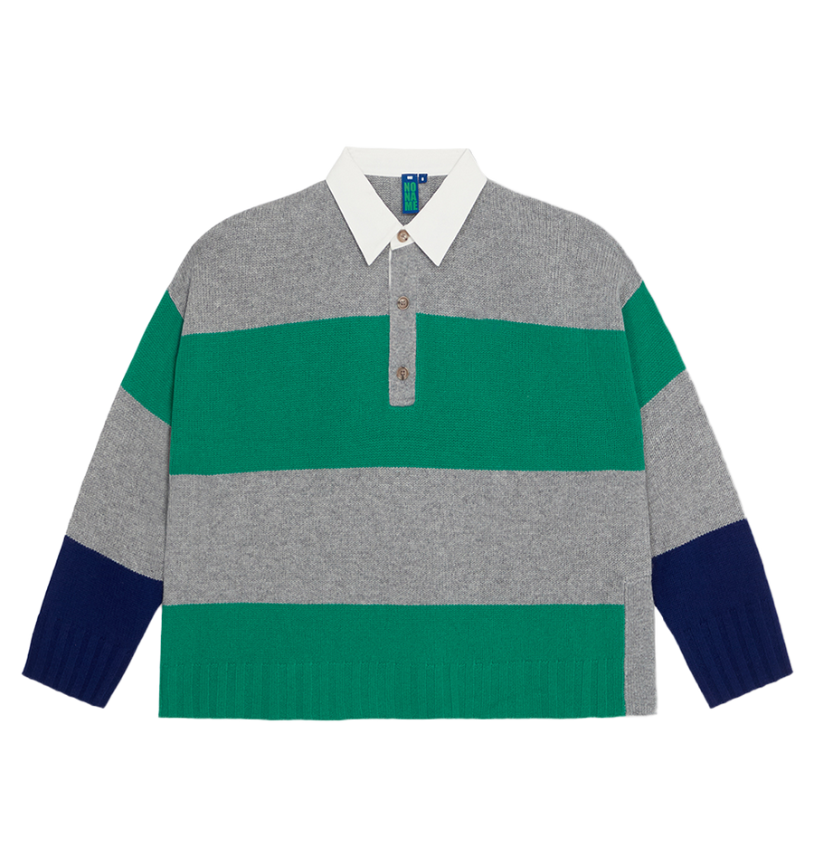 striped rugby polo