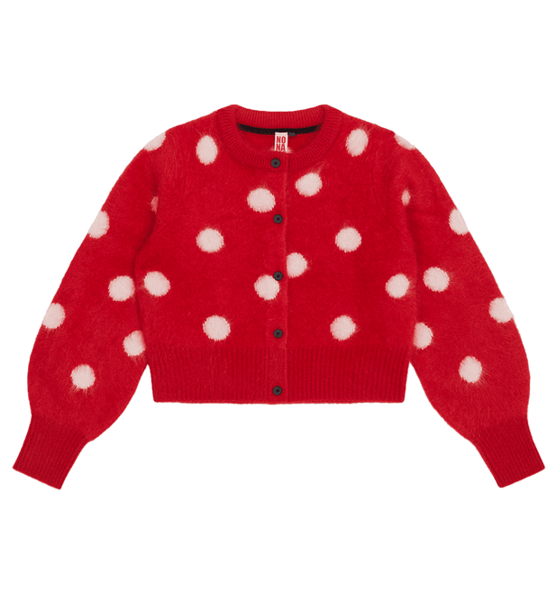 dotty mini cardigan