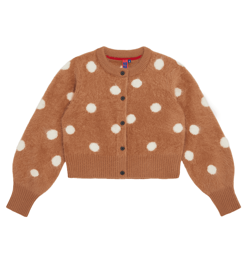 Supreme - Brushed Polka Dot Cardigan Shop Tee Checks