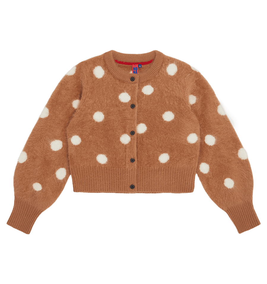 dotty mini cardigan