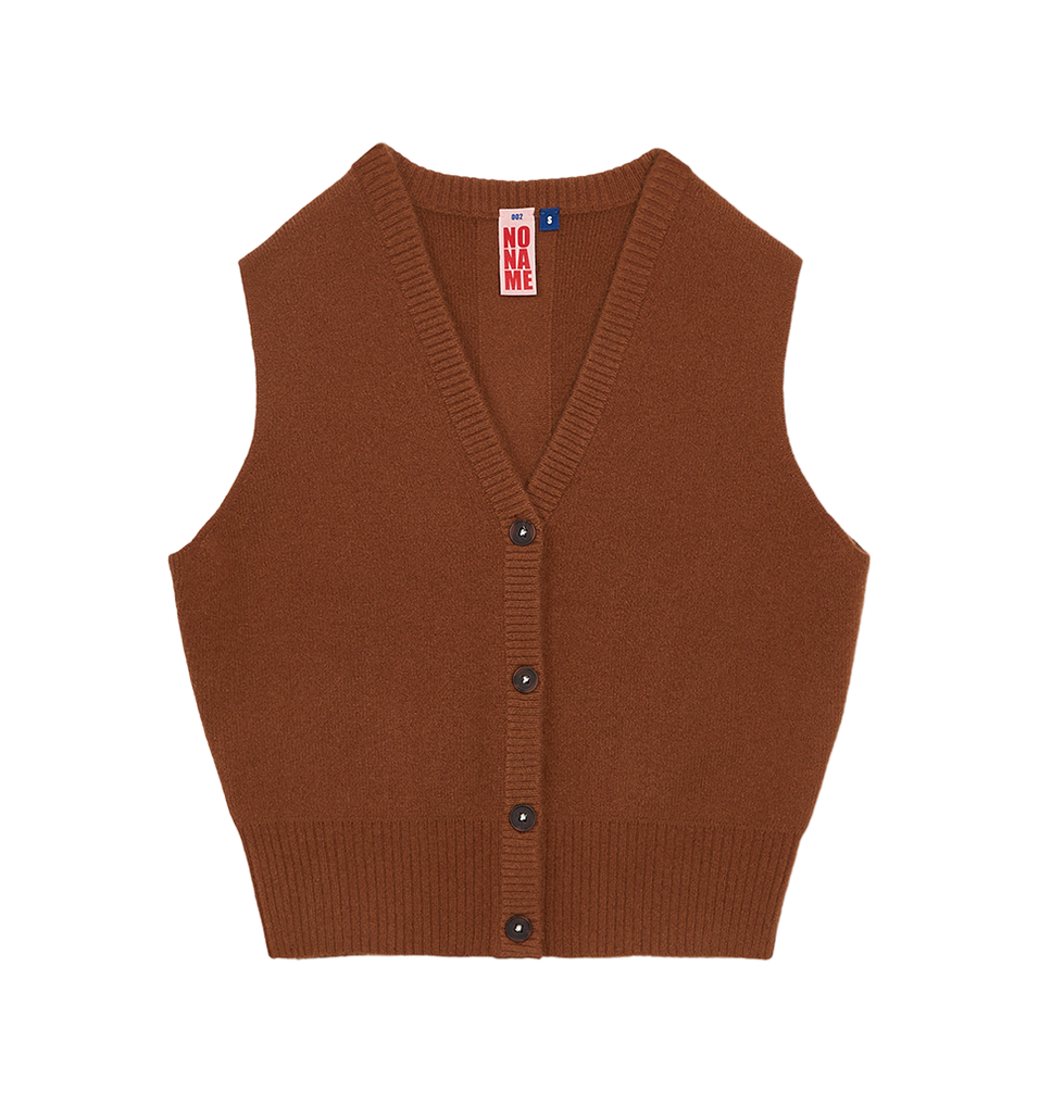 button-up vest