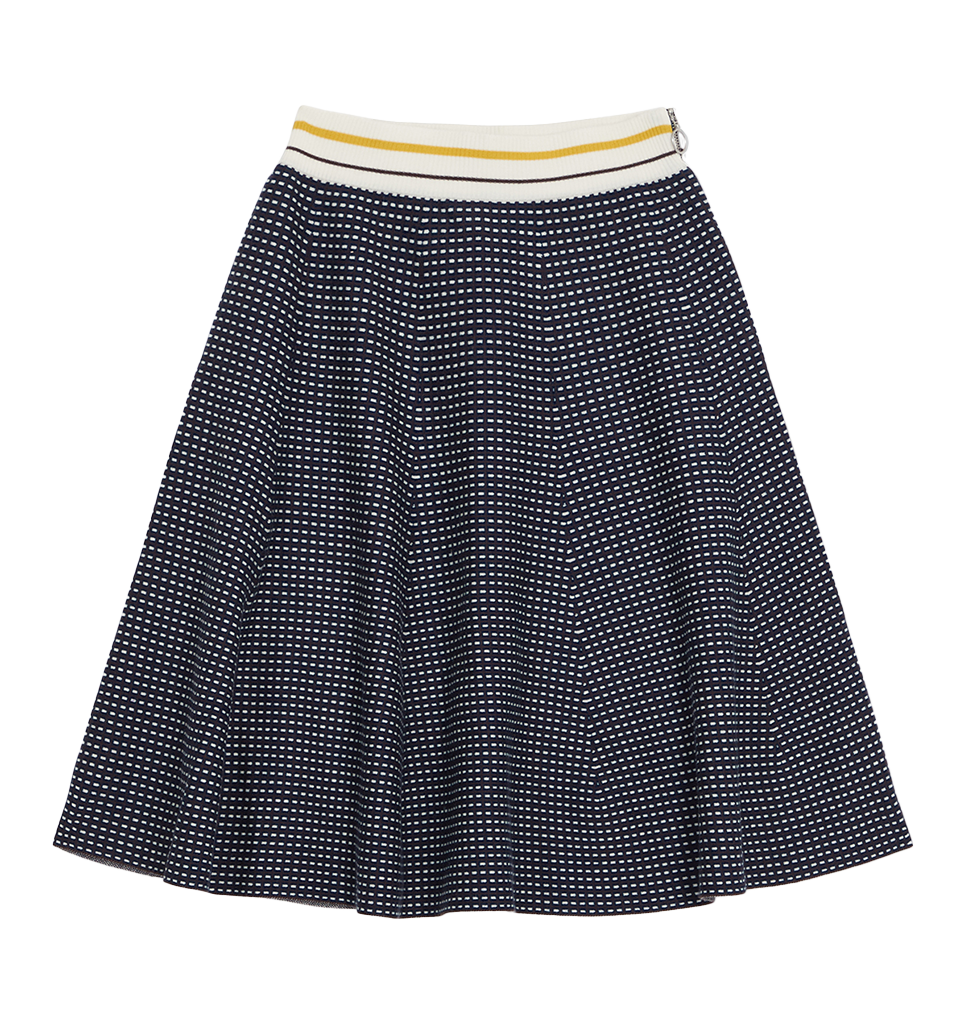 mini check flirt skirt