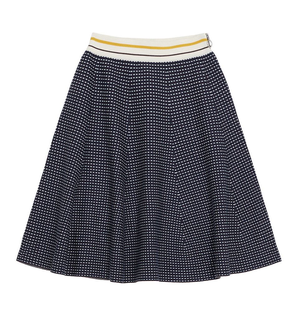 mini check flirt skirt