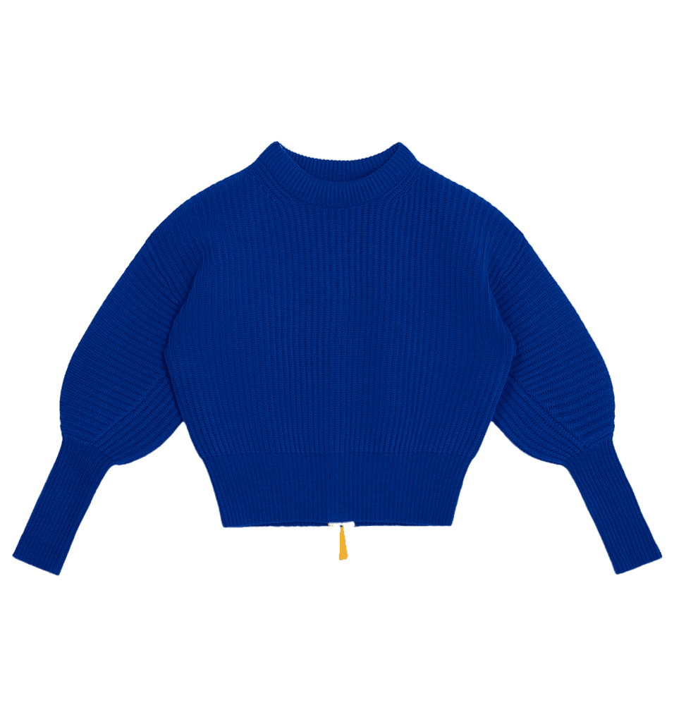 chunky crewneck sweater