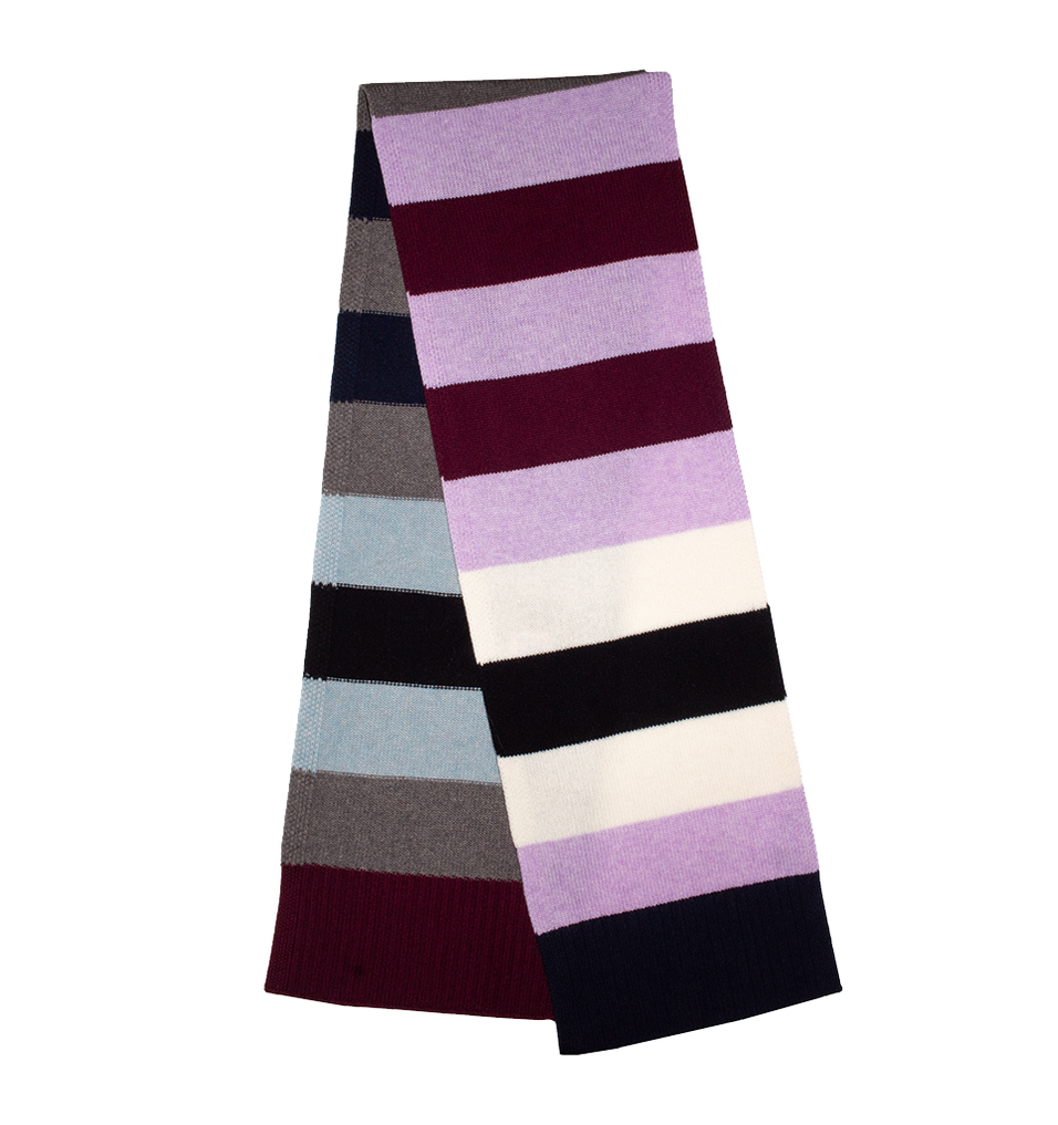 holiday stripe scarf