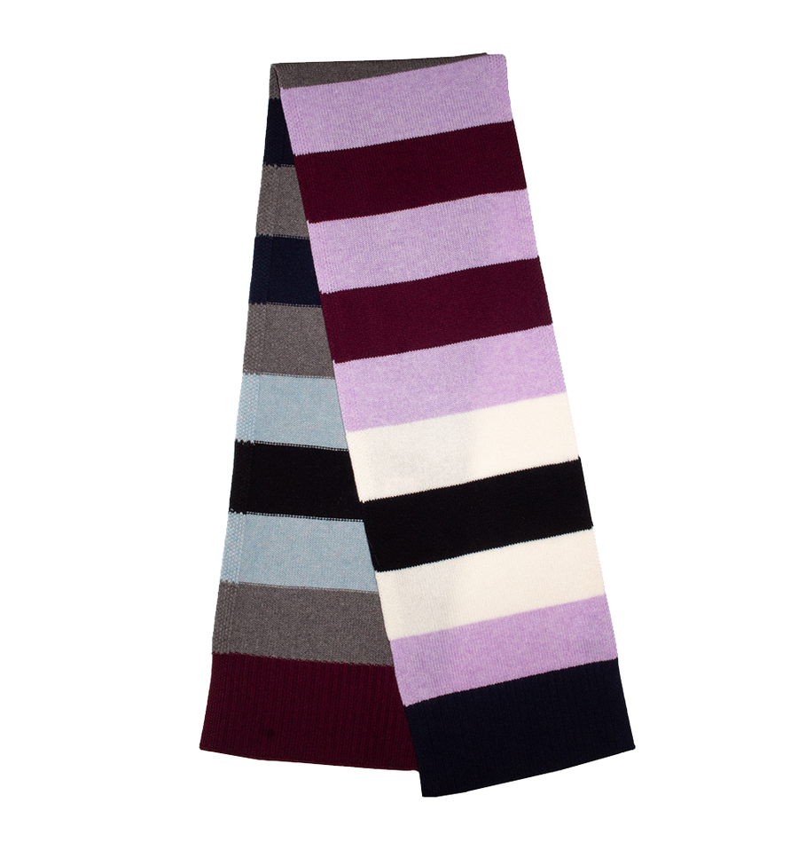 holiday stripe scarf